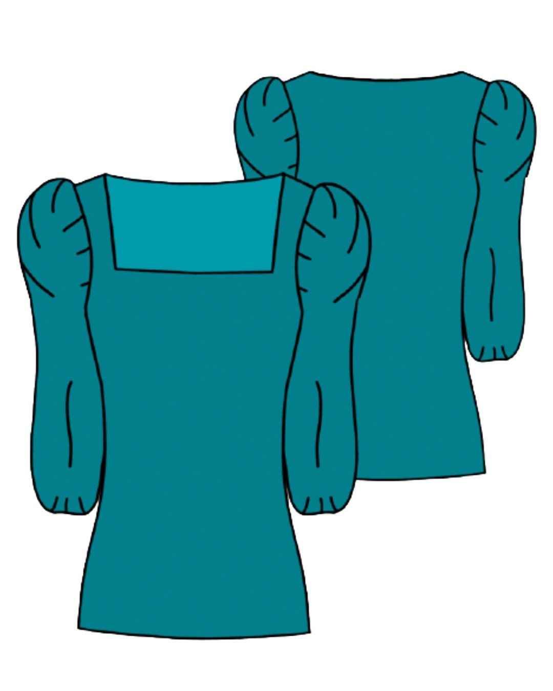 Patron couture PDF - Hauts - Akalat - femme (A4, A0, US Letter, VP) – Image 6