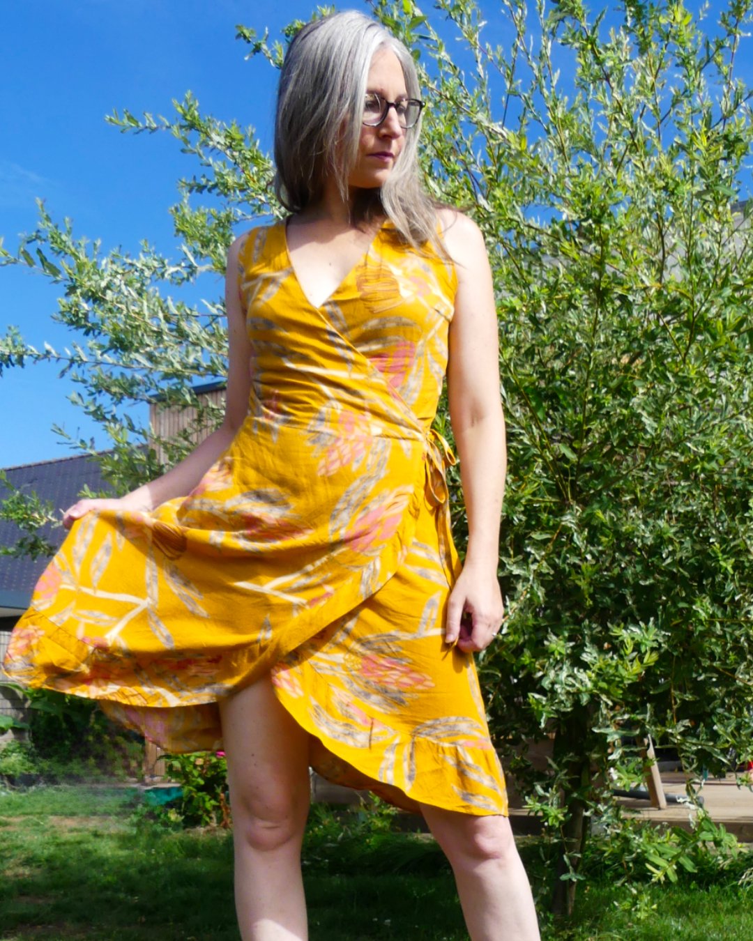 Patron couture PDF - Blouses Robes - Iris - femme (A4, A0, US Letter) – Image 2