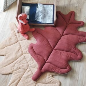 Patron couture PDF - Tapis - Feuille de Chêne -  Accessoire (A4)