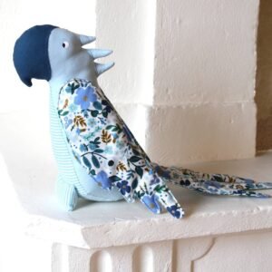Patron couture PDF - Doudou à coudre - Perroquet -  Accessoire (A4)