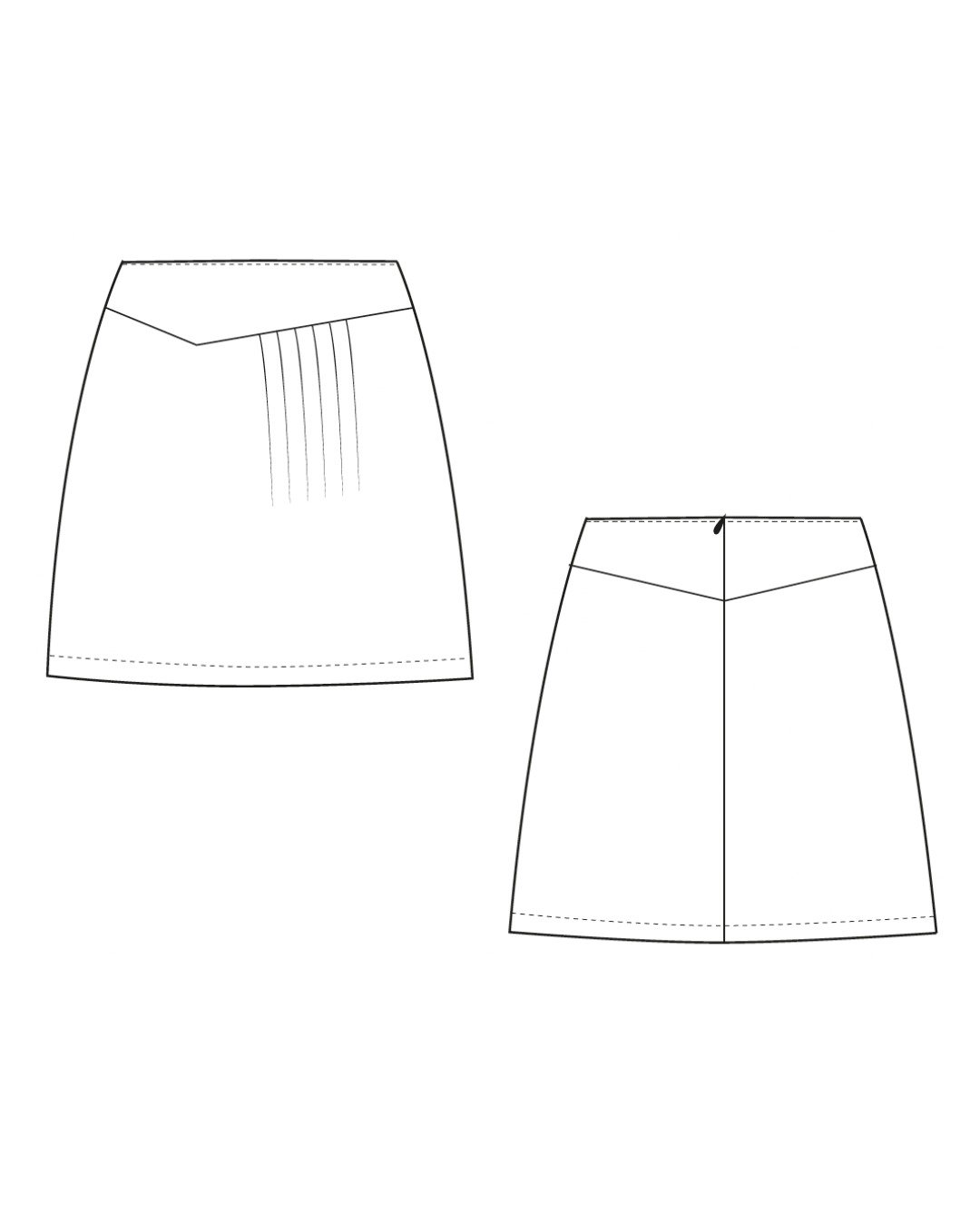 Patron couture PDF - Jupe - Mélia - femme (A0, A4, VP) – Image 7