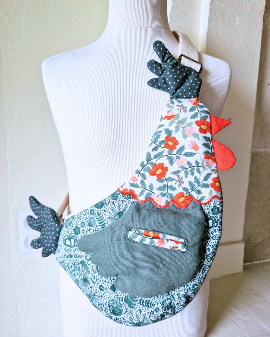 Patron couture PDF – Sac Bandoulière – Poupoule Bag – Accessoire (A4)