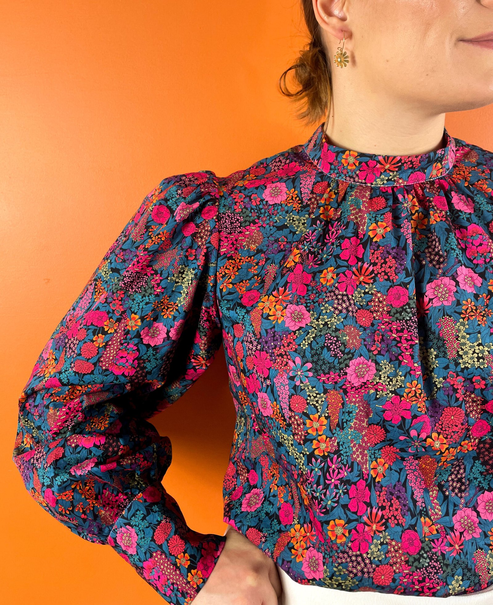 Patron couture PDF - Blouse à manches bouffantes - Amy - femme (A0, A4, US Letter, VP) – Image 2