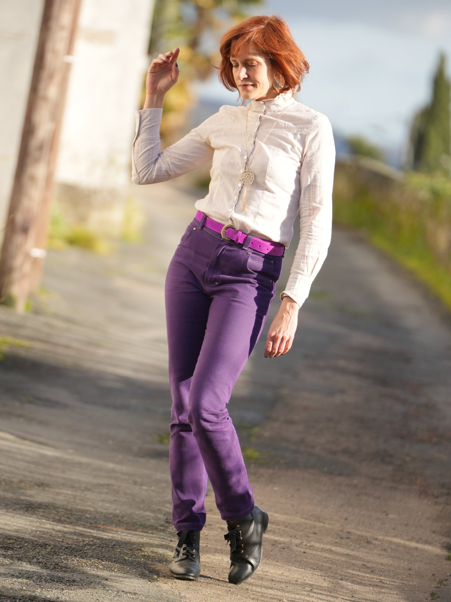 Patron pantalon PDF - jean droit/straight/regular taille haute - LEE - femme (A4 compatible US Letter, A0)