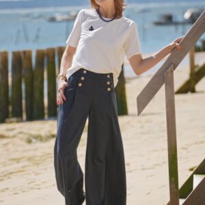Patron pantalon large fluide PDF - jupe culotte - OLESON - femme (A4 compatible US Letter, A0)
