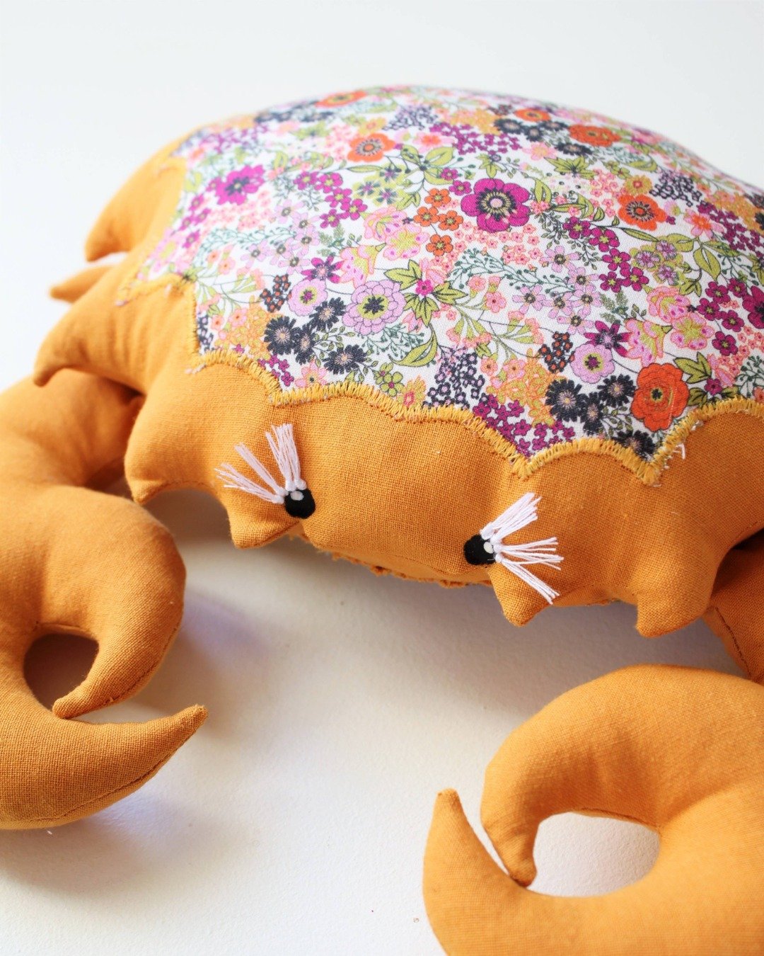 Patron couture PDF - Doudou à coudre - Crabe - Accessoire (A4) – Image 8