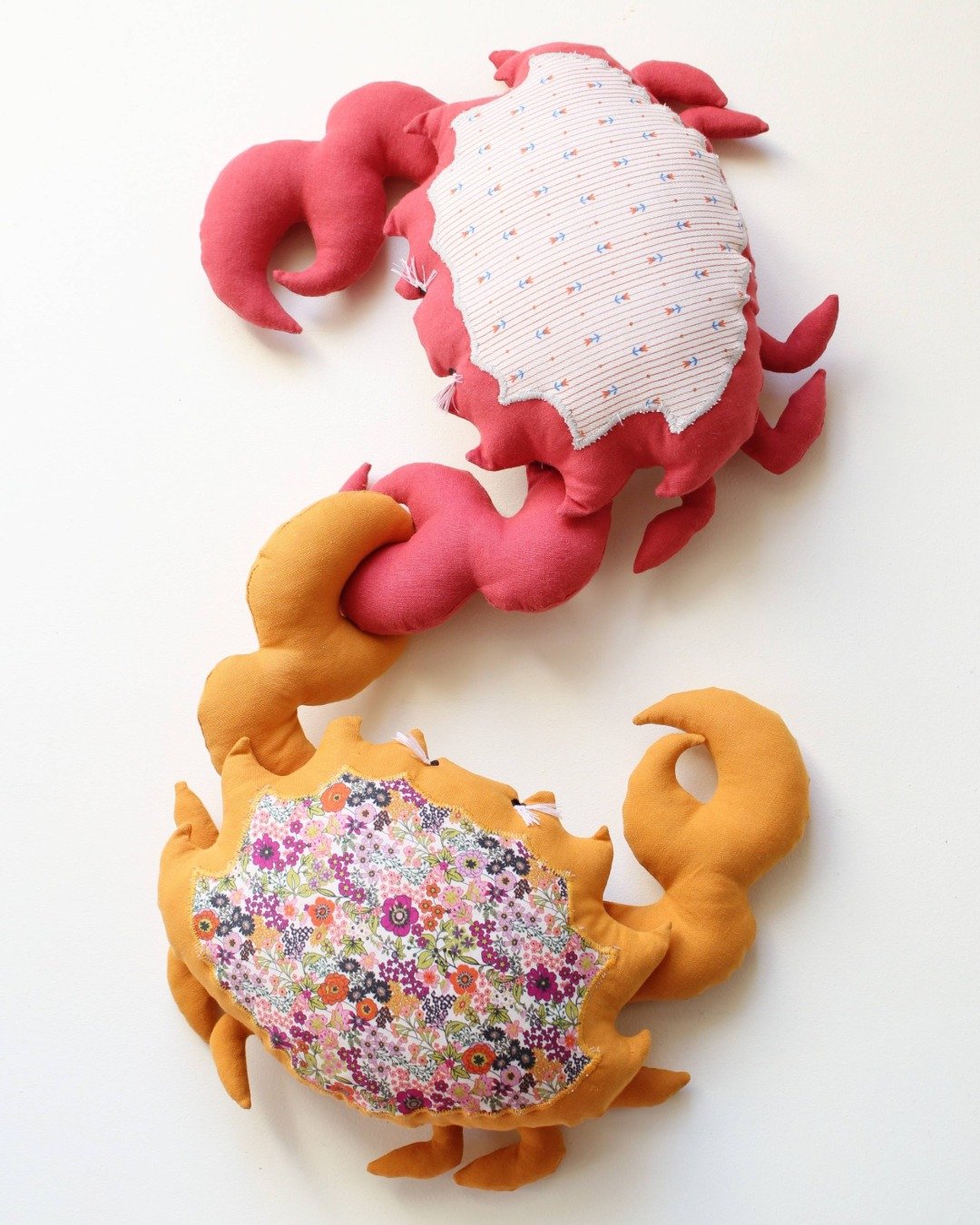 Patron couture PDF - Doudou à coudre - Crabe - Accessoire (A4)