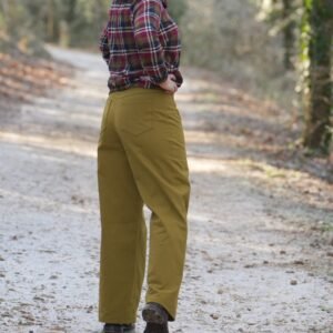Patron pantalon large PDF - pantalon droit, jambes larges taille mi-haute - DAWSON - femme (A4, compatible US Letter, A0)