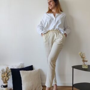 Patron pantalon PDF - pantalon fuselé - Alexia - femme (A0, A4)