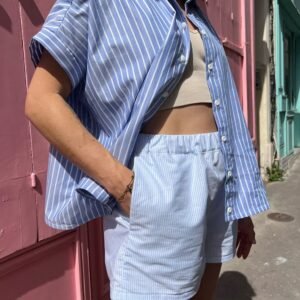 Patron pantalon short large PDF - pantalon et short - Elise - femme (A4, A0)