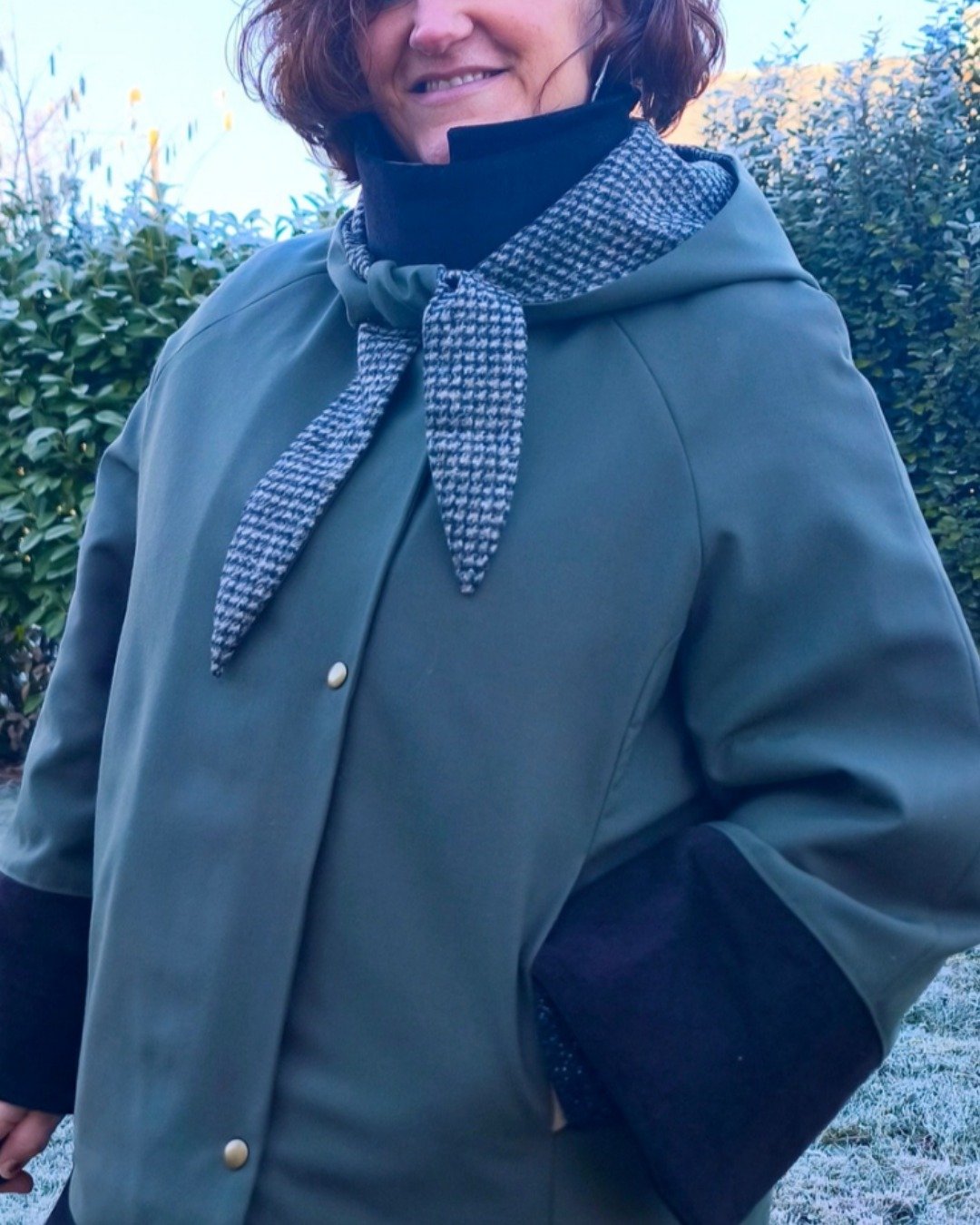 Patron couture PDF - capuche écharpe - Aurora (A0, A4) – Image 2