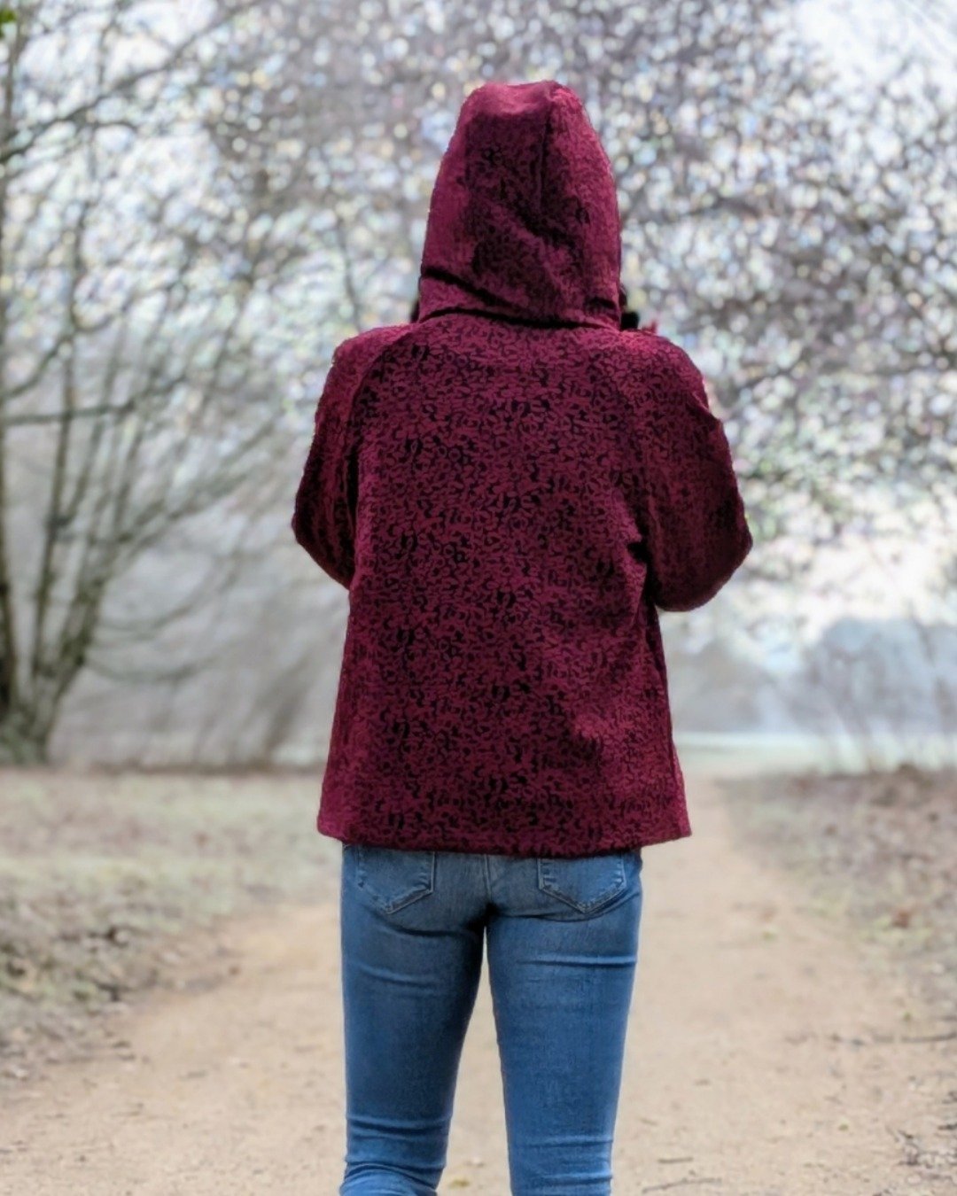 Patron couture PDF - capuche écharpe - Aurora (A0, A4) – Image 5