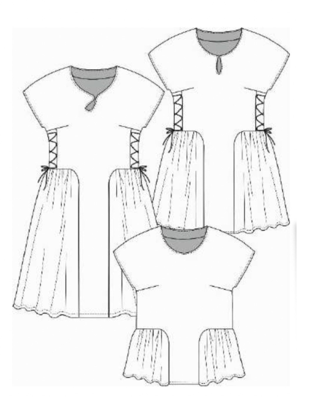 Patron couture PDF - robe, top - Leah - femme (A4, A0, VP) – Image 12
