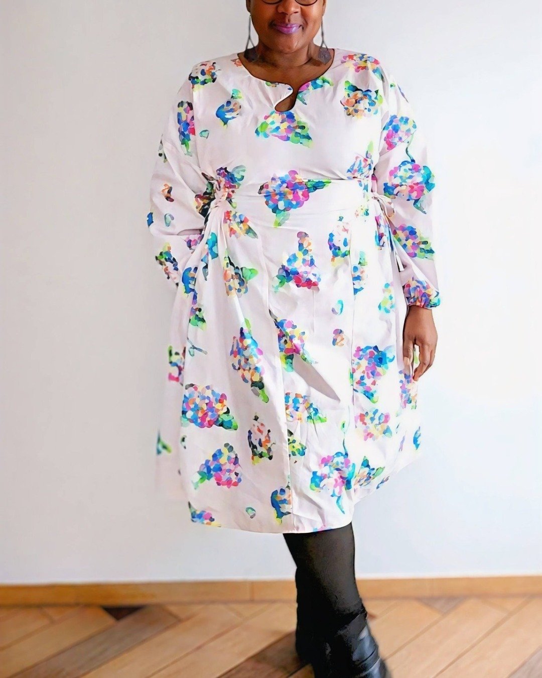 Patron couture PDF - robe, top, AVEC manches - Leah avec manches - femme (A4, A0, VP) – Image 10