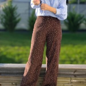 Patron pantalon large fluide PDF - pantalon wide leg - Sika - femme (A0, A4, VP)