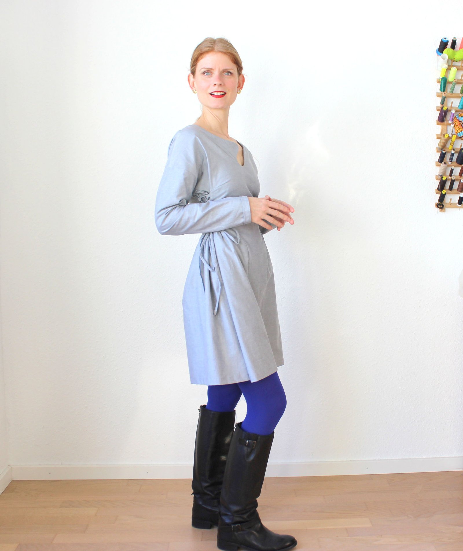 Patron couture PDF - robe, top, AVEC manches - Leah avec manches - femme (A4, A0, VP) – Image 2