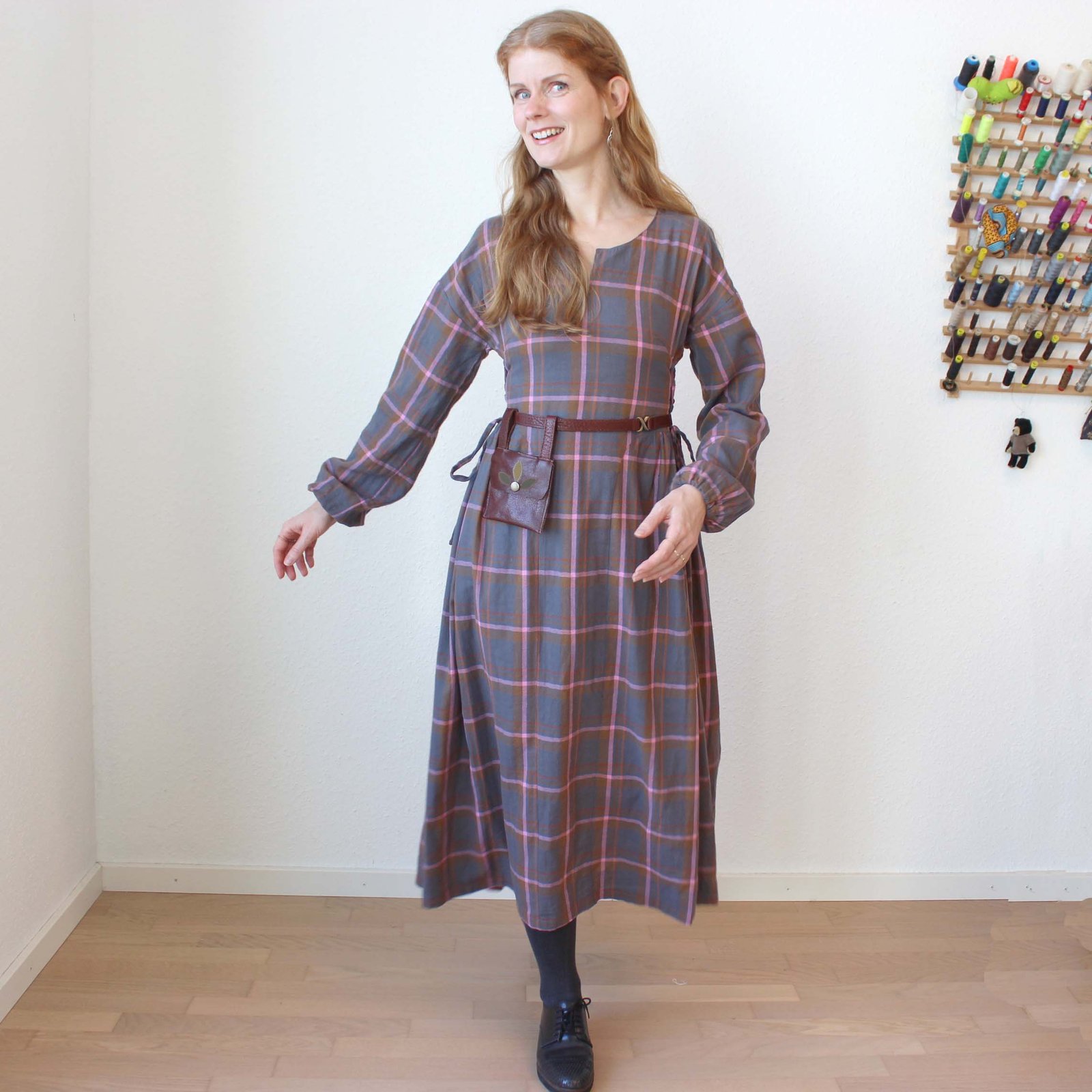 Patron couture PDF - robe, top, AVEC manches - Leah avec manches - femme (A4, A0, VP) – Image 4