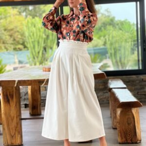 Patron couture PDF - jupe culotte - Louise - femme (A0, A4)