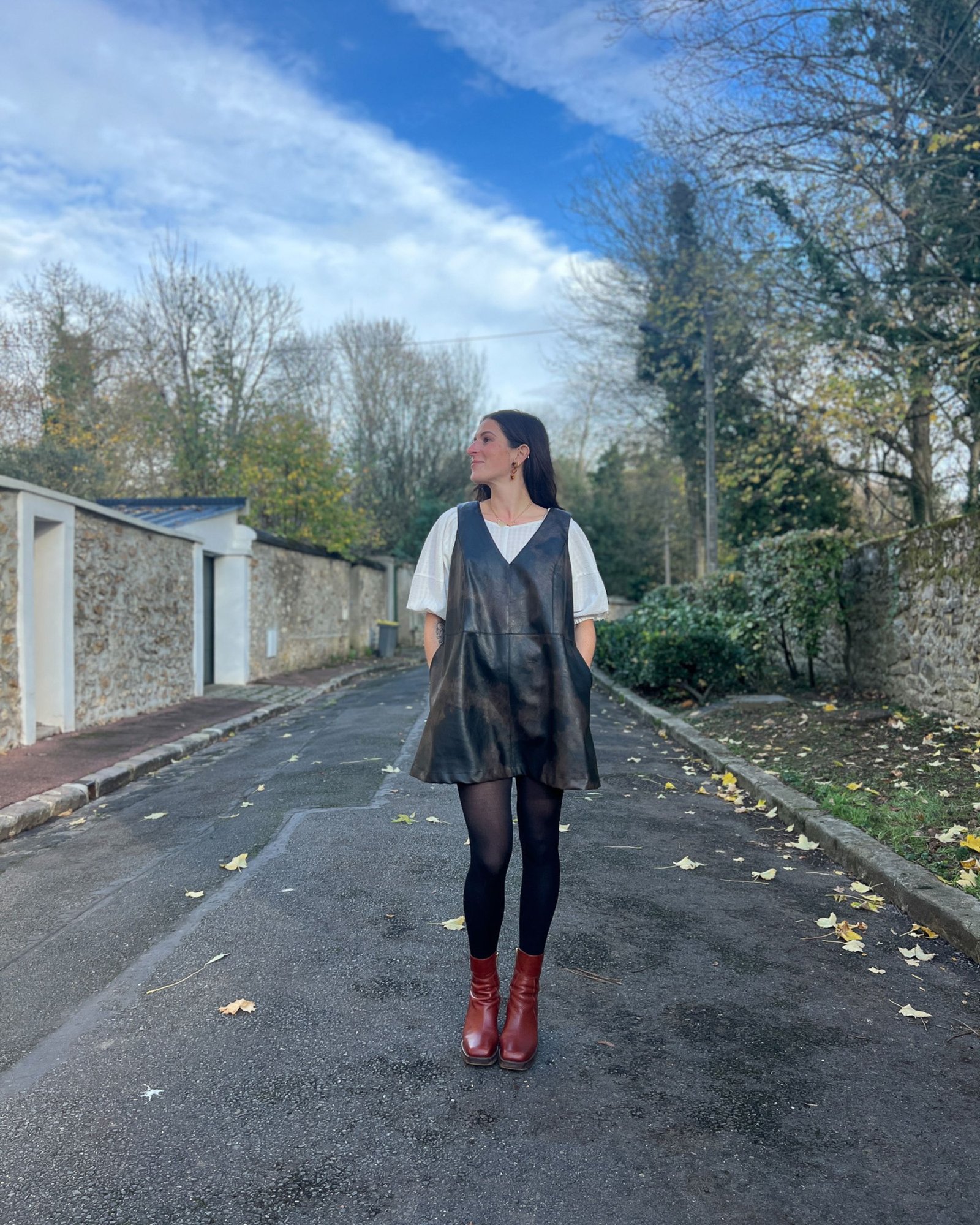 Patron couture PDF - robe chasuble - Pinafore - femme (A4, A0) – Image 2