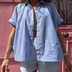 Patron couture PDF - chemise oversize - Zoé - femme (A4, A0)