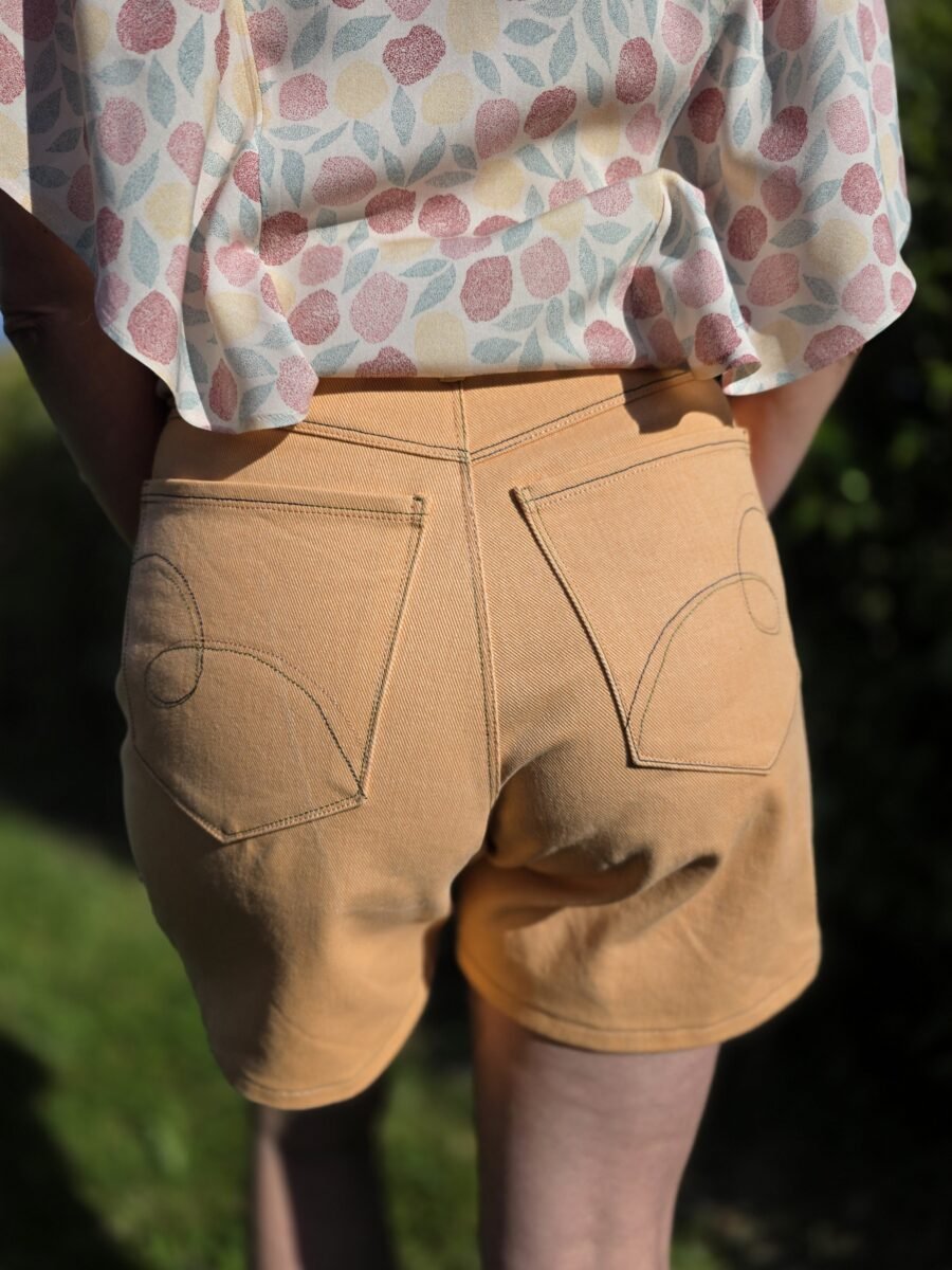 Le short avec tous les codes du jean’s