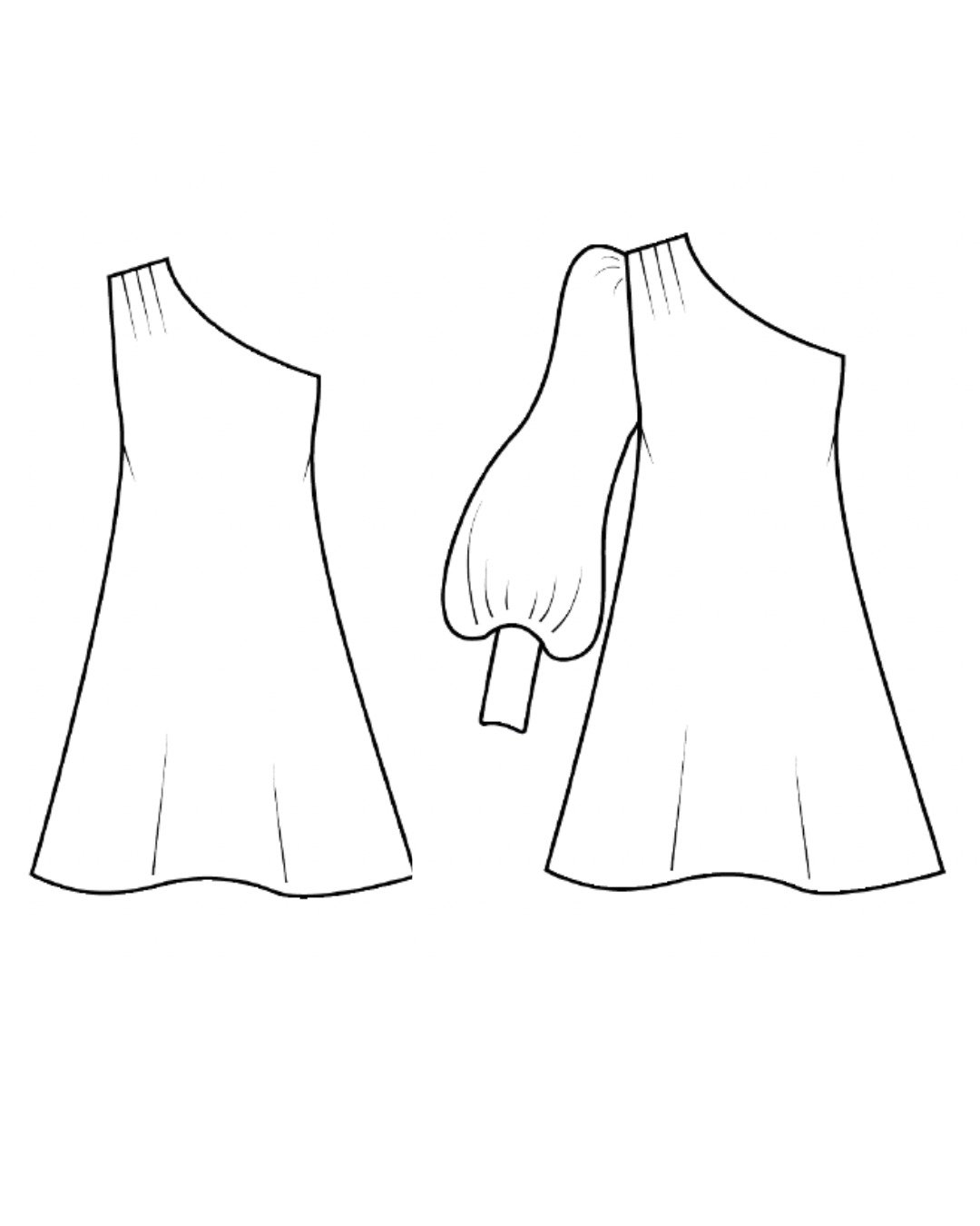 Patron couture PDF - robe - Amandine - femme (A0, A4) – Image 6