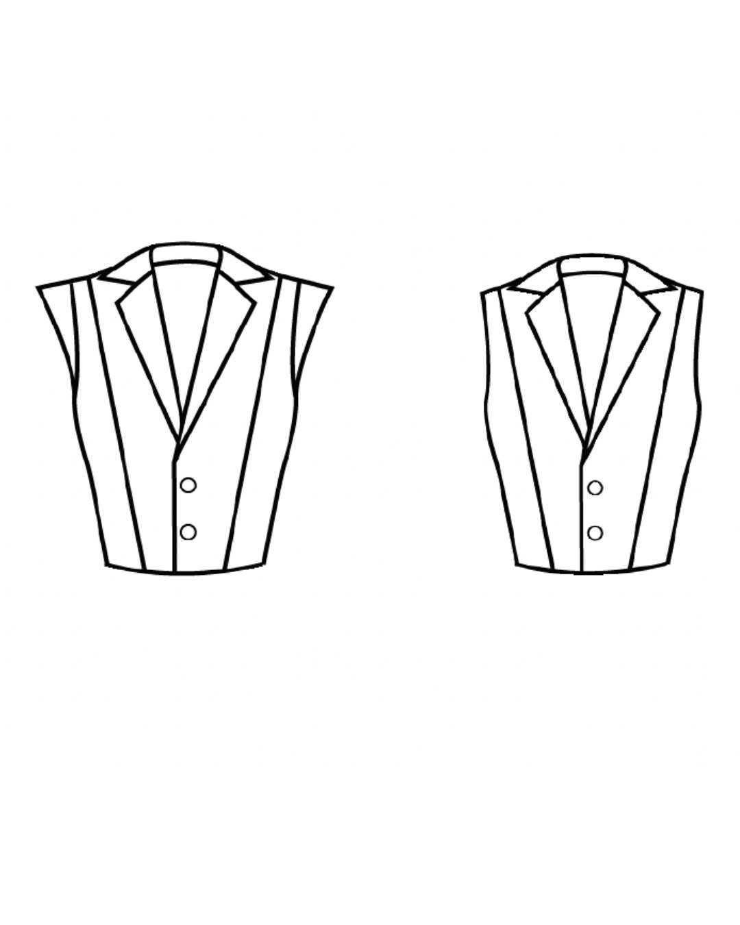 Patron couture PDF - top rétro - Héla - femme (A4, A0) – Image 4