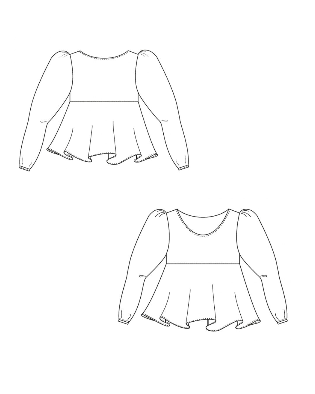 Patron couture PDF - blouse - Karima - femme (A0, A4) – Image 6
