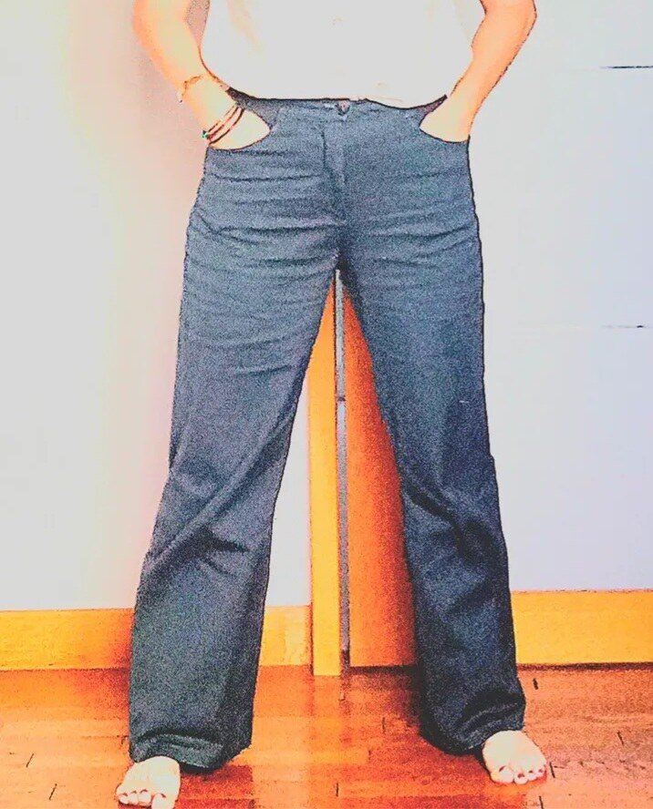 Pantalon jambes larges