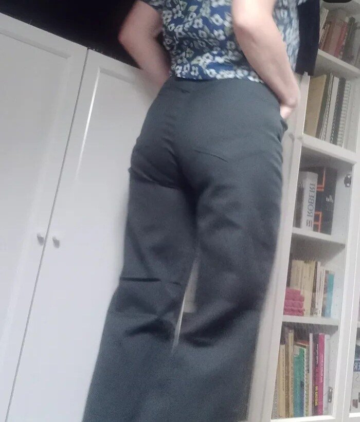 Pantalon jambes larges