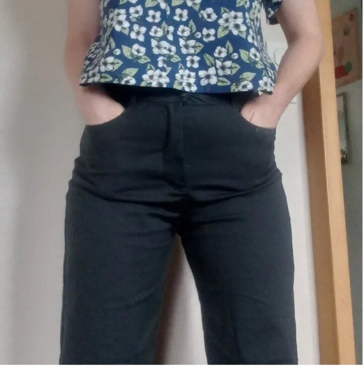 Pantalon jambes larges