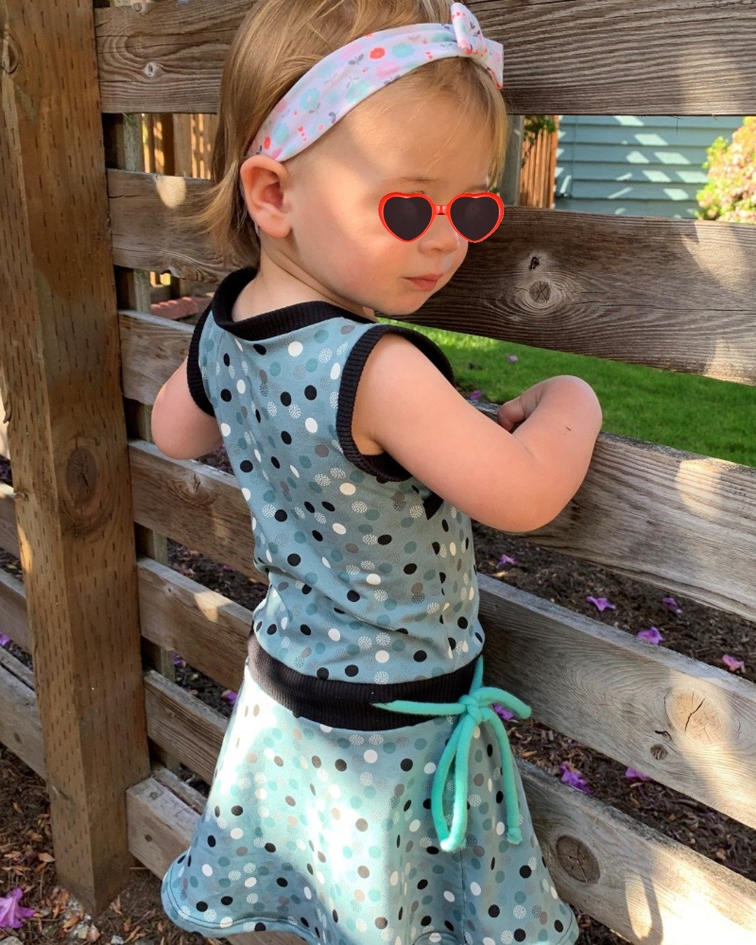 Patron couture PDF - robe cache-cœur - Mini SANDY - enfant (A4, A0, US Letter, VP) – Image 2