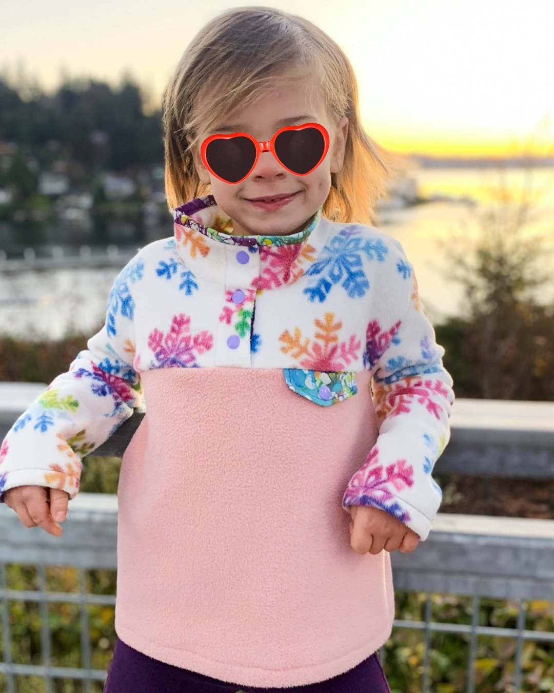 Patron couture PDF - polaire - Mini SHERPA - enfant (A4, A0, US Letter, VP) – Image 2