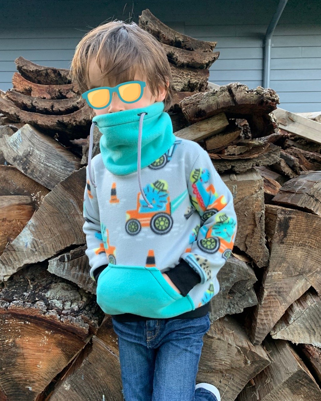 Patron couture PDF - sweat à capuche - TITUS - enfant (A4, A0, US Letter, VP) – Image 10