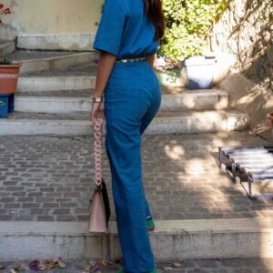 Patron pantalon PDF - combinaison pantalon droit/ flare ou short évasé- Margot - femme (A4, A0)