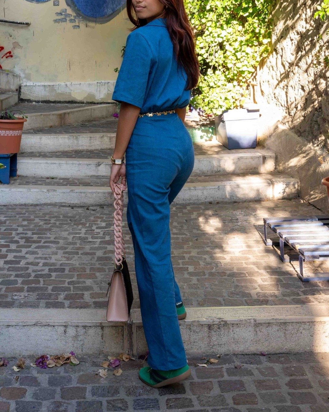 Patron pantalon PDF - combinaison pantalon droit/ flare ou short évasé- Margot - femme (A4, A0)