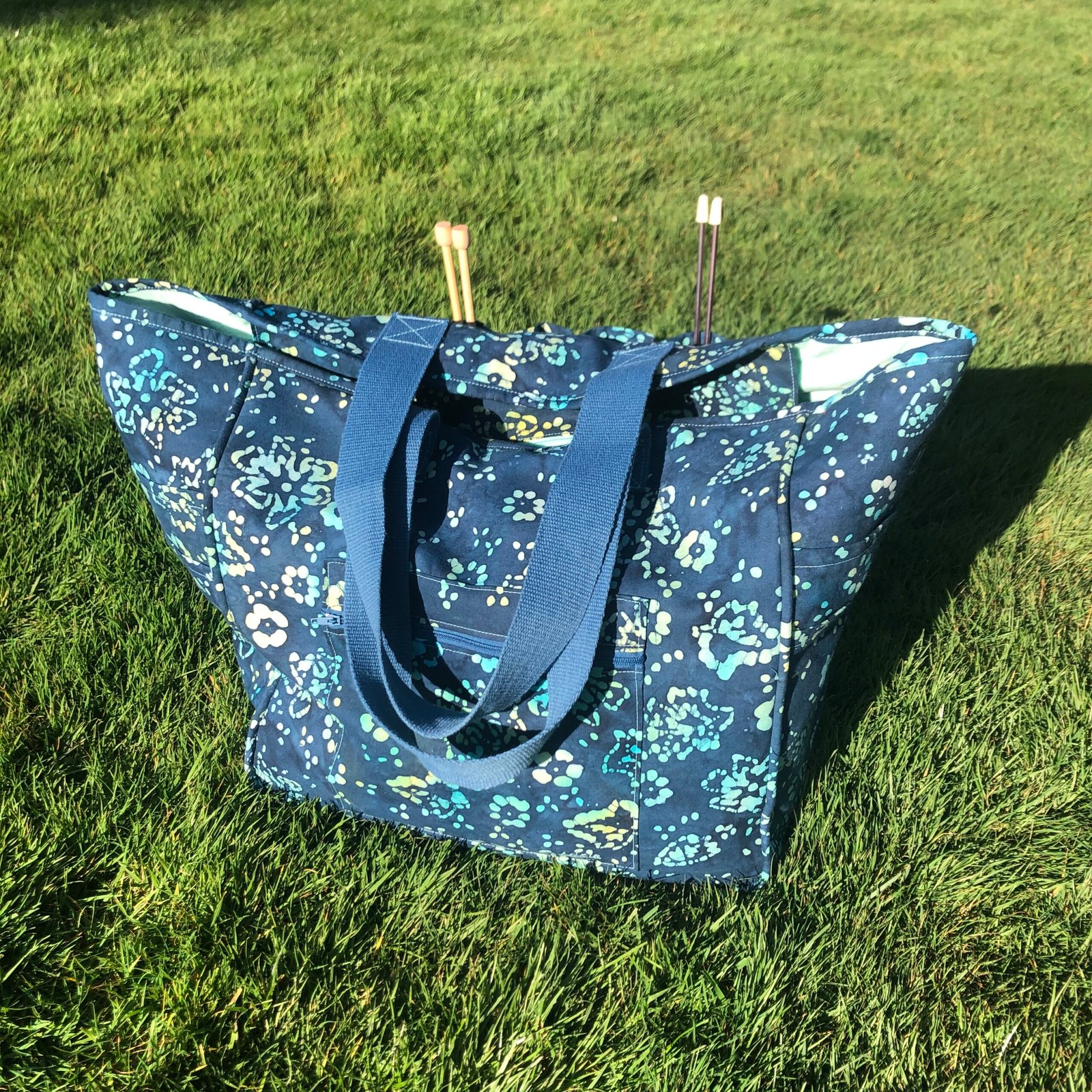 Patron couture PDF - sac de rangement tricot - GRAND-MAMAN (A4, A0, US Letter) – Image 7
