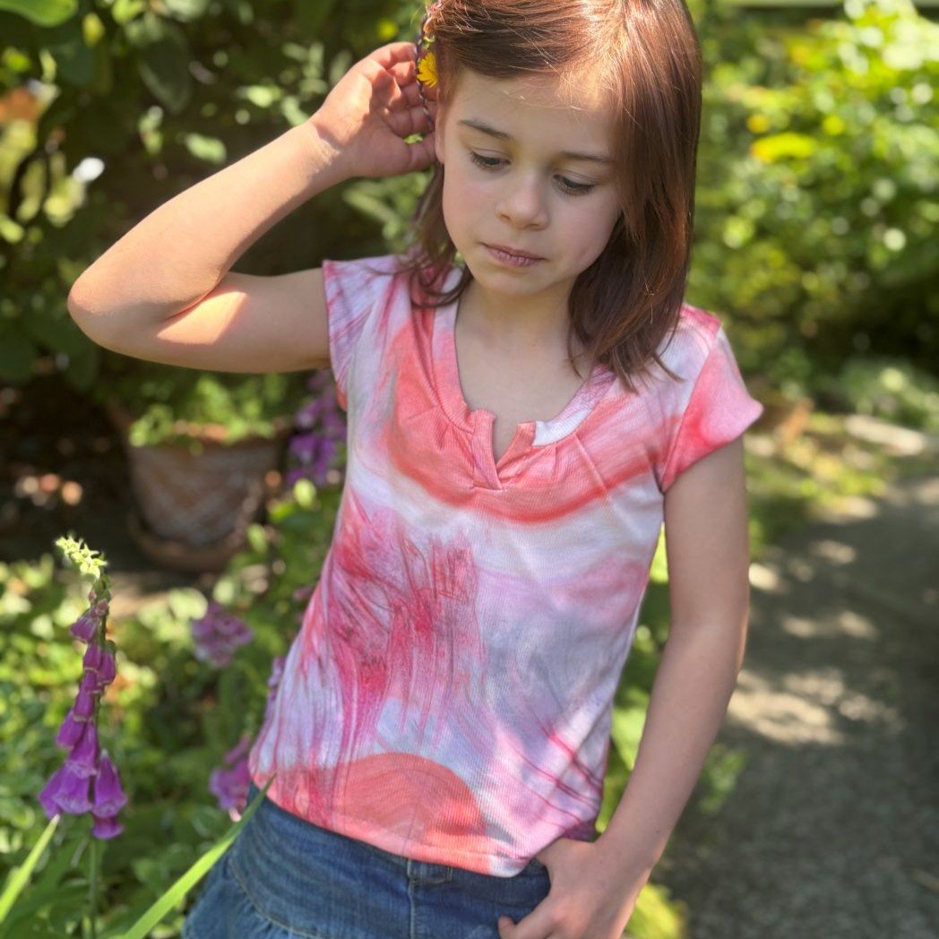 Patron couture PDF - top - Mini ELEA - enfant (A4, A0, US Letter, VP) – Image 11