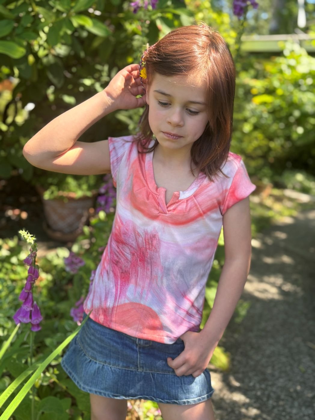 Patron couture PDF - top - Mini ELEA - enfant (A4, A0, US Letter, VP) – Image 10