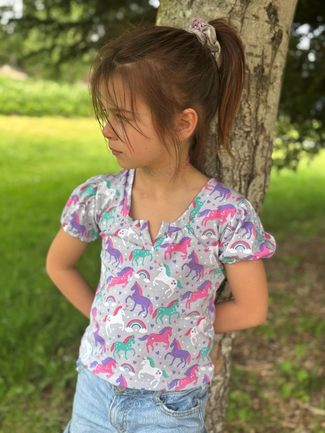 Patron couture PDF - top - Mini ELEA - enfant (A4, A0, US Letter, VP)