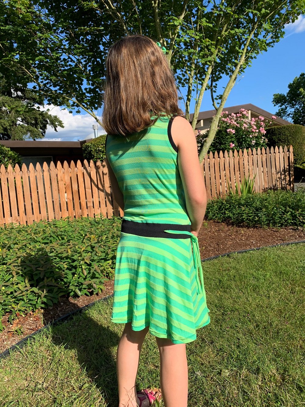 Patron couture PDF - robe cache-cœur - Mini SANDY - enfant (A4, A0, US Letter, VP) – Image 7